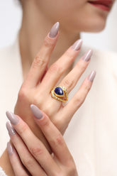 Anello con lapislazzuli